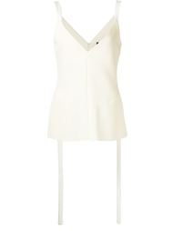 back tie v-neck top Ellery