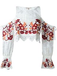 блузка с цветочной вышивкой  For Love And Lemons