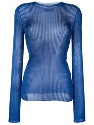 rib knit sweater MSGM