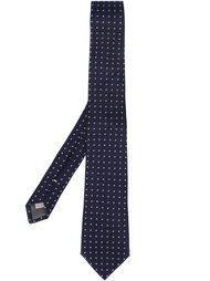 embroidered polka dot tie  Canali