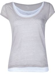 double layer T-shirt Majestic Filatures