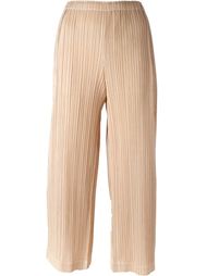 укороченные брюки с гофрированным дизайном  Pleats Please By Issey Miyake
