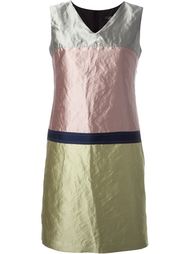 metallic effect sleeveless dress Odeeh