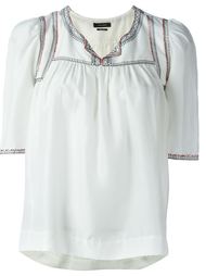 топ 'Livia' с вышивкой Isabel Marant