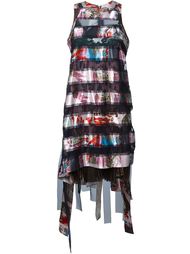 'Souvenir' scarf print dress Sacai