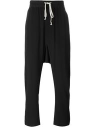 брюки с заниженной шаговой линией  Rick Owens
