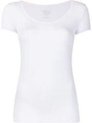 scoop neck T-shirt Majestic Filatures