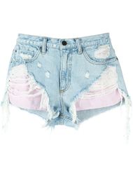 distressed denim shorts Alexander Wang