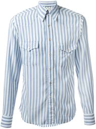 candy stripe shirt Saint Laurent
