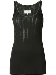 sheer detail tank top Maison Margiela