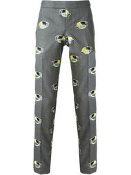брюки с вышивкой Thom Browne