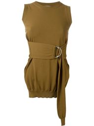 belted knit top Erika Cavallini