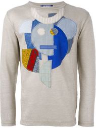 толстовка с лоскутным узором Junya Watanabe Comme Des Garçons Man