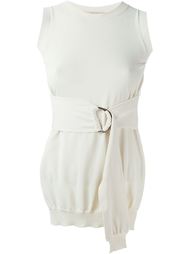 belted knit top Erika Cavallini