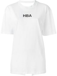 brand initials print T-shirt Hood By Air