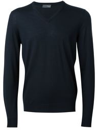 v-neck jumper Drumohr