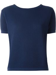 short sleeved knit top Zanone