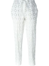 diamond print trousers Incotex