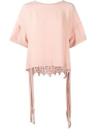 cut-out floral blouse Nº21