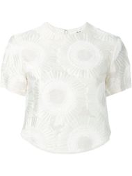 embroidered top Julien David