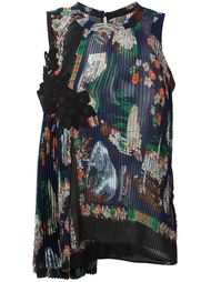 printed top Sacai