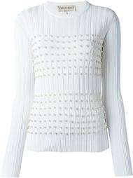 pearl-embellished sweater Emilio Pucci