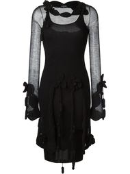 ажурное сетчатое платье Chanel Vintage