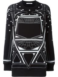 толстовка с геометрическим узором  Givenchy