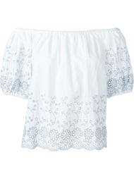 топ с вышивкой и открытыми плечами See By Chloé
