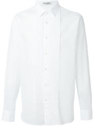 рубашка с плиссированным нагрудником Saint Laurent