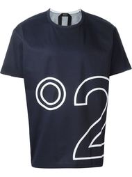 футболка с принтом логотипа  Nº21