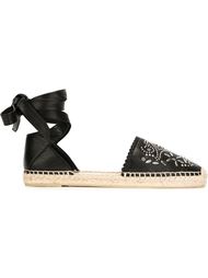 floral studded espadrilles  Saint Laurent
