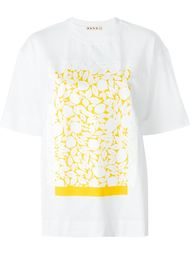 leaf print T-shirt Marni