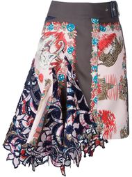 embroidered detail skirt Sacai