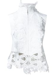 lace panel top Sacai