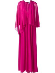 tulle pleated cape dress MSGM