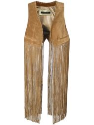 fringed waistcoat Plein Sud