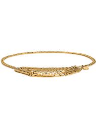 плетеный ремень с медальоном Chanel Vintage