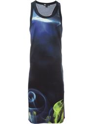 side slits printed long tank top Y-3