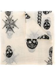'Medallion Skull' scarf Alexander McQueen