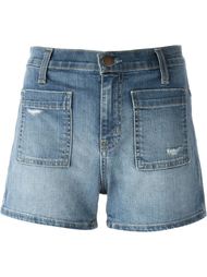 patch pocket denim shorts Current/Elliott
