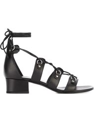 босоножки со шнуровкой Saint Laurent