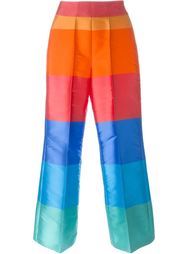 striped wide-leg trousers Daizy Shely