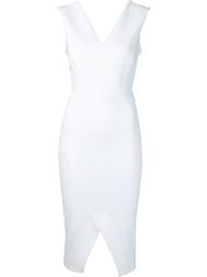v-neck fitted dress Victoria Beckham