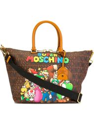 super Moschino monogrammed tote Moschino