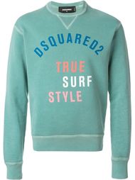 толстовка с принтом логотипа   Dsquared2