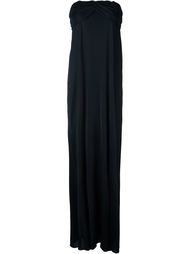 вечернее платье без бретелек MSGM