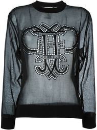 broderie anglaise sheer sweatshirt  Emilio Pucci