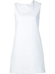 curved neckline dress Victoria Beckham