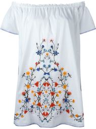 платье с цветочной вышивкой Tory Burch